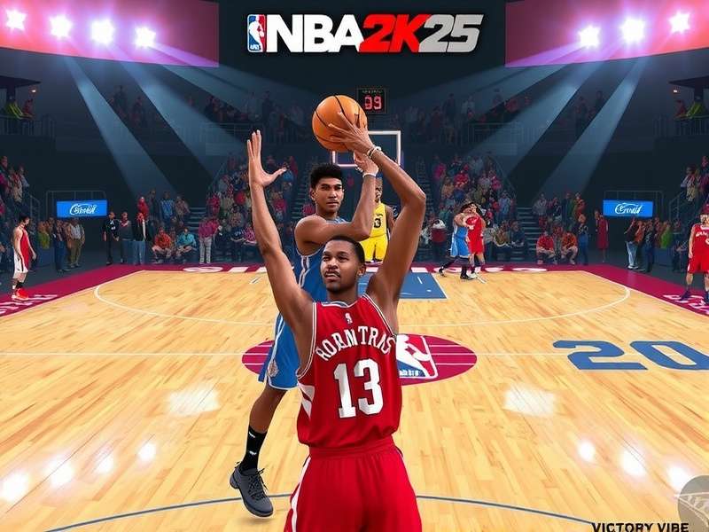 NBA 2K25 Victory Vibe in Action NBA 2K25 Victory Vibe Gameplay